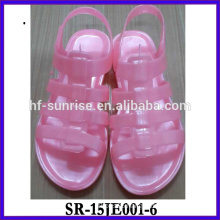 New woman Glitter trasparent jelly shoes in 2015